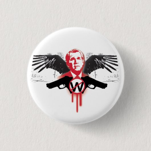 Dunkler Engel Button (Vorderseite)