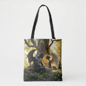 Dunkler Engel-Dämon verboten Liebe Kunst Tasche (Vorderseite)