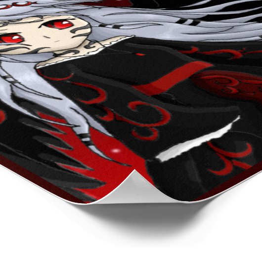 Dunkler Engel-Poster Poster (Ecke)