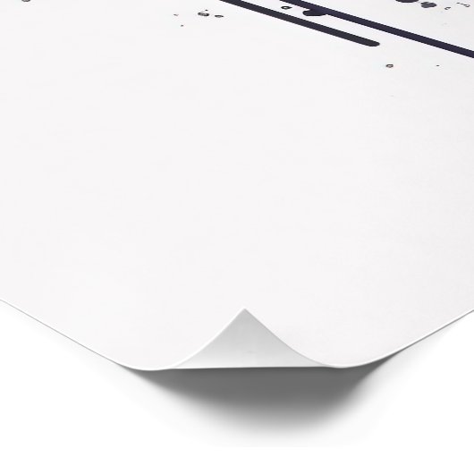 Dunkler Engel Valentin mit dunklen Winkeln Poster (Ecke)