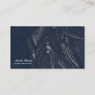 Dunkler Engel Wings Gothic Glam Chic Personalisier Visitenkarte
