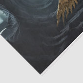 Dunkler Erzengel aus dem Toten Land Seidenpapier (Detail)