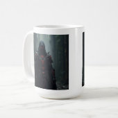 Dunkler Fantasy-Cosplayer Kaffeetasse (Vorderseite Links)
