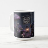 Dunkler Fantasy-Gnom in der Taverne des Verschwund Kaffeetasse (Vorderseite Links)