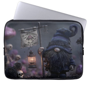Dunkler Fantasy-Gnom in der Taverne des Verschwund Laptopschutzhülle
