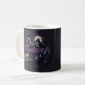 Dunkler Fantasy-Liebhaber Kaffeetasse (Vorderseite Links)