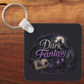Dunkler Fantasy-Liebhaber Schlüsselanhänger (Vorderseite)