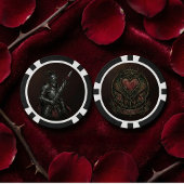 Dunkler Fantasy-Ritter & Sigil-Gotik-Token Pokerchips