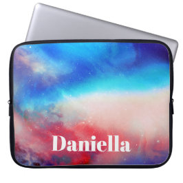 Dunkler farbiger Holografischer Himmel mit Individ Laptopschutzhülle