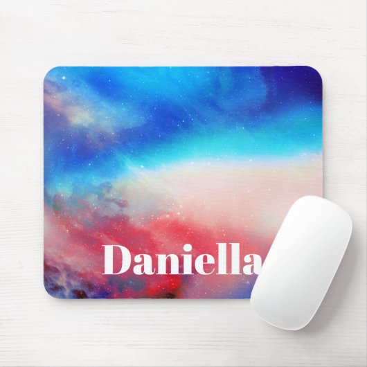 Dunkler farbiger Holografischer Himmel mit Individ Mousepad (Mit Mouse)