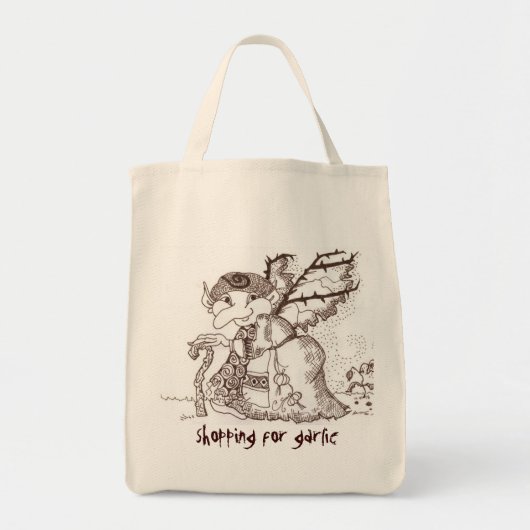 Dunkler Feen-Kuchen Tragetasche (Vorne)