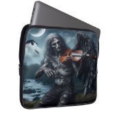 Dunkler Fiddler Laptop Sleeve (Vorne Rechts)