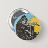 Dunkler Fiedler Button (Vorne & Hinten)