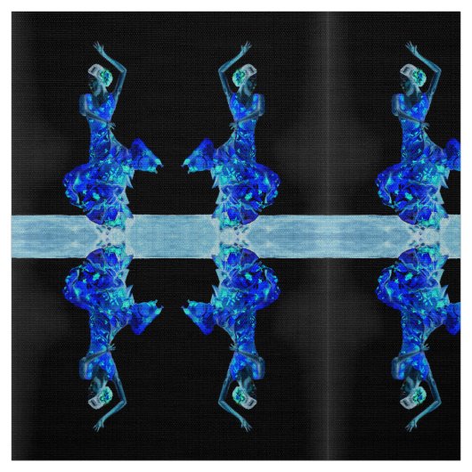 Dunkler Flamenco Stoff (Muster)