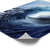 Dunkler Flieder Poster (Ecke)