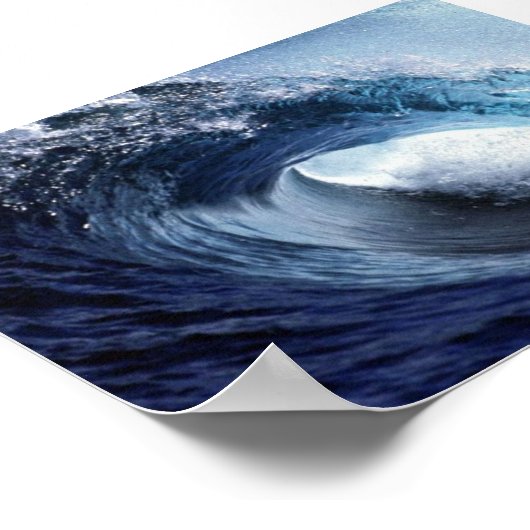 Dunkler Flieder Poster (Ecke)