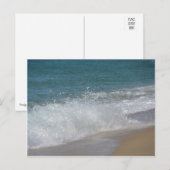 Dunkler Flieder Postkarte (Vorne/Hinten)