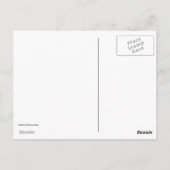 Dunkler Flieder Postkarte (Rückseite)