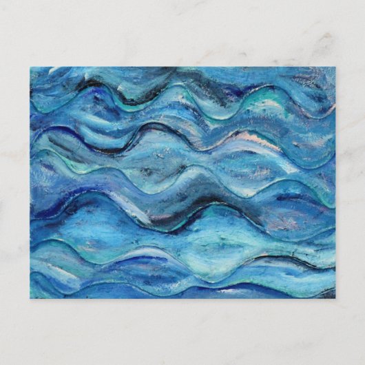 Dunkler Flieder Postkarte (Vorderseite)