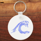 Dunkler Flieder Schlüsselanhänger (Vorderseite)