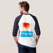 Dunkler Flieder T-Shirt (Schwarz voll)