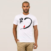 Dunkler Flieder T-Shirt (Vorne ganz)