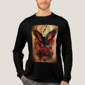 Dunkler Flug Tri-Blend Shirt (Vorderseite)