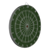 Dunkler Forest Green Dartboard mit Dark Forest Dartscheibe (Vorderseite Links)