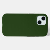 Dunkler Forest Green iPhone 15 Fall Case-Mate iPhone Hülle (Rückseite (Horizontal))
