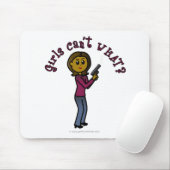 Dunkler Frauenhai Mousepad (Mit Mouse)