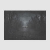 Dunkler Friedhof Friedhof Halloween Decoupage Seidenpapier (Vorderseite)