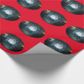 Dunkler Friedhof Geschenkpapier (Ecke)