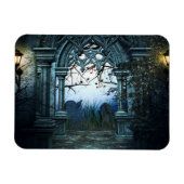 Dunkler Friedhof Magnet (Horizontal)