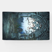 Dunkler Friedhofs-Hintergrund Banner (Horizontal)