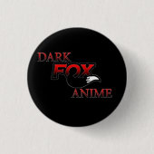 Dunkler Fuchs Anime Button (Vorderseite)