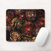 Dunkler Garten Herbst Glühbirnen Blume fallen Mousepad (Mit Mouse)