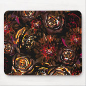 Dunkler Garten Herbst Glühbirnen Blume fallen Mousepad (Vorne)