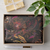 Dunkler Garten Herbstglühen Blume Hochzeit im Herb Seidenpapier (Geschenk)