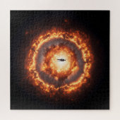 Dunkler Geist, aber hoffnungsvoll in kosmischer Ex Puzzle (Horizontal)