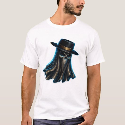 Dunkler Geist Cowboy Hut T-Shirt  (Vorderseite)