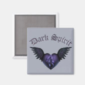 Dunkler Geist Magnet (Vorderseite/Rückseite)