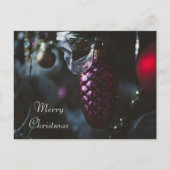 Dunkler Glamour Frohe Weihnachten (Vorderseite)