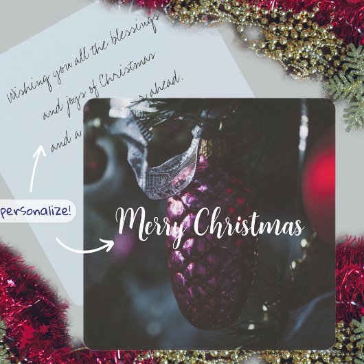 Dunkler Glamour Frohe Weihnachten