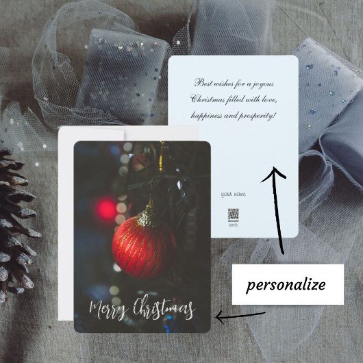 Dunkler Glamour Weihnachtsbaumchen und -garland Feiertagskarte