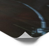 Dunkler Glamour Weihnachtsschmuck Poster (Ecke)