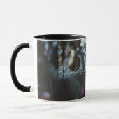 Dunkler Glamour Weihnachtsschmuck Tasse (Links)