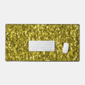 Dunkler Glitzer Glitzern Schreibtischunterlage (Tastatur & Maus)