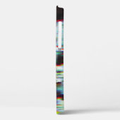 Dunkler glitzernder Hintergrund, Abbildung. Schwar Case-Mate iPhone Hülle (Rückseite / Links)