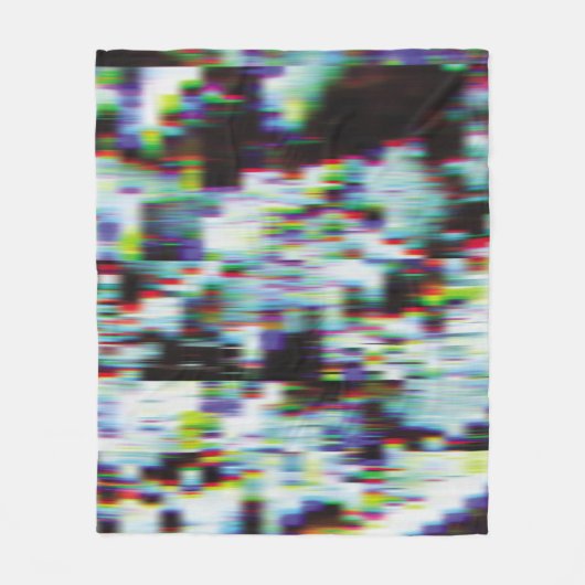 Dunkler glitzernder Hintergrund, Abbildung. Schwar Fleecedecke (Vorderseite)
