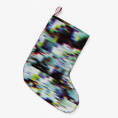 Dunkler glitzernder Hintergrund, Abbildung. Schwar Kleiner Weihnachtsstrumpf (Vorderansicht (hängend))